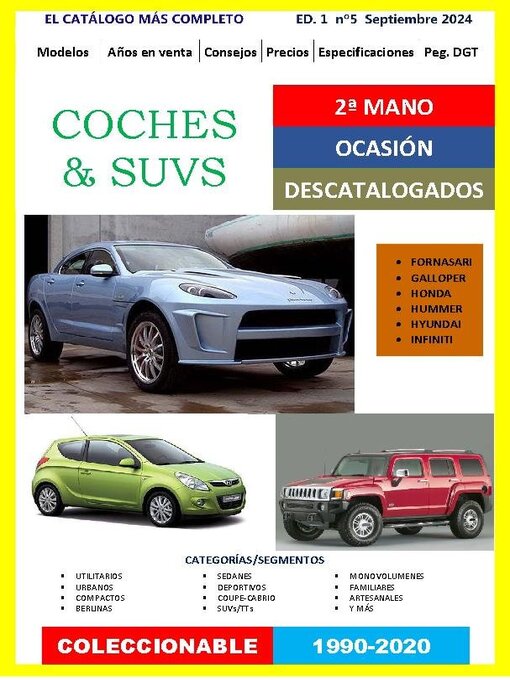 Title details for Coches & Suvs 2ª Mano by Auto Catalogo Nacional - Available